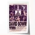 David Bowie First American Performance Retro Poster Art