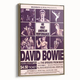David Bowie First American Performance Retro Poster Art