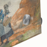 Three Fisher Girls Realism Art Print - Winslow Homer Coastal Scene, 1881