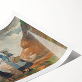 Three Fisher Girls Realism Art Print - Winslow Homer Coastal Scene, 1881