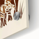 Boys Room Wall Art – Safari Elephant Family