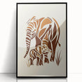 Boys Room Wall Art – Safari Elephant Family