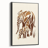 Boys Room Wall Art – Safari Elephant Family