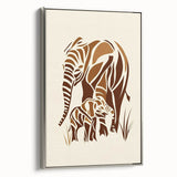 Boys Room Wall Art – Safari Elephant Family
