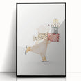 Ice Skating Bear Nursery Wall Art – Baby Room & Kids Decor Print