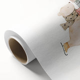 Ice Skating Bear Nursery Wall Art – Baby Room & Kids Decor Print