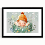 Dreamy Nap - Kids Room Wall Art Canvas and Framed Options