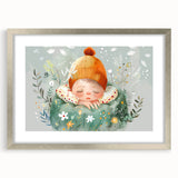 Dreamy Nap - Kids Room Wall Art Canvas and Framed Options