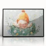 Dreamy Nap - Kids Room Wall Art Canvas and Framed Options
