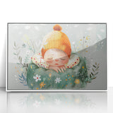 Dreamy Nap - Kids Room Wall Art Canvas and Framed Options