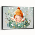 Dreamy Nap - Kids Room Wall Art Canvas and Framed Options