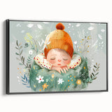 Dreamy Nap - Kids Room Wall Art Canvas and Framed Options