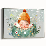 Dreamy Nap - Kids Room Wall Art Canvas and Framed Options