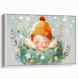Dreamy Nap - Kids Room Wall Art Canvas and Framed Options