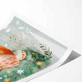 Dreamy Nap - Kids Room Wall Art Canvas and Framed Options