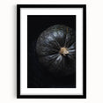 Extra large abstract art print featuring vibrant fall colors and textured design on a black framed canvas.