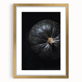 Extra large abstract art print with textured autumn hues on a gold-framed canvas, ideal for living room decor.