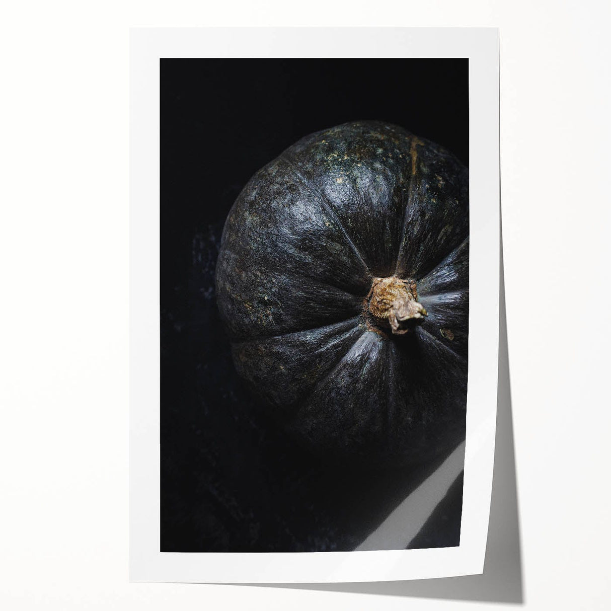 Extra large rolled print of an abstract floral design in warm autumn hues, ideal for art wall dining room.