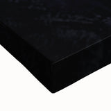 Black and white landscape art painting on stretched canvas depicting a serene autumn scene, ideal for bedroom wall decor.