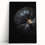 Large black and white stretched canvas depicting a minimalist autumn tree, ideal for kitchen wall art or bedroom ambiance.