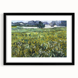 Extra large, textured abstract art print on canvas featuring vibrant, colorful swirls, ideal for living room decor.