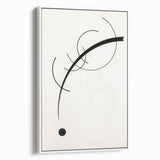 Minimalist Modern Art: Free Curve Design by Wassily Kandinsky