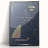 Modern Wall Art: Geometric Abstract Composition by Wassily Kandinsky