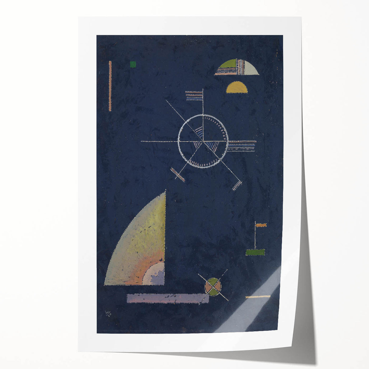 Modern Wall Art: Geometric Abstract Composition by Wassily Kandinsky