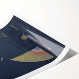 Modern Wall Art: Geometric Abstract Composition by Wassily Kandinsky