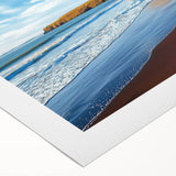 Vibrant rolled canvas artwork depicting majestic cliffs and landscapes, showcasing rich colors and intricate details, ideal for home decor.