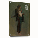 Romanticism Art - Young Man with Pipe by Ladislav Mednyánszky Print