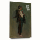 Romanticism Art - Young Man with Pipe by Ladislav Mednyánszky Print