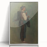 Romanticism Art - Young Man with Pipe by Ladislav Mednyánszky Print