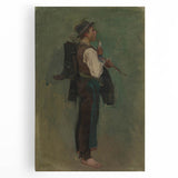 Romanticism Art - Young Man with Pipe by Ladislav Mednyánszky Print