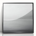 Professional Office Art – Minimalist Black and White Seascape