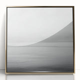 Professional Office Art – Minimalist Black and White Seascape