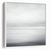 Professional Office Art – Minimalist Black and White Seascape