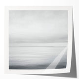 Professional Office Art – Minimalist Black and White Seascape