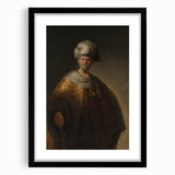 Historical Baroque Art Print of a Turbaned Gentleman - Classic Wall Art