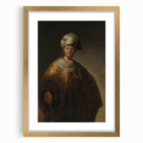 Historical Baroque Art Print of a Turbaned Gentleman - Classic Wall Art