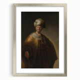 Historical Baroque Art Print of a Turbaned Gentleman - Classic Wall Art