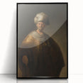 Historical Baroque Art Print of a Turbaned Gentleman - Classic Wall Art