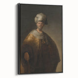 Historical Baroque Art Print of a Turbaned Gentleman - Classic Wall Art