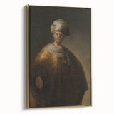 Historical Baroque Art Print of a Turbaned Gentleman - Classic Wall Art