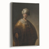 Historical Baroque Art Print of a Turbaned Gentleman - Classic Wall Art