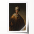 Historical Baroque Art Print of a Turbaned Gentleman - Classic Wall Art