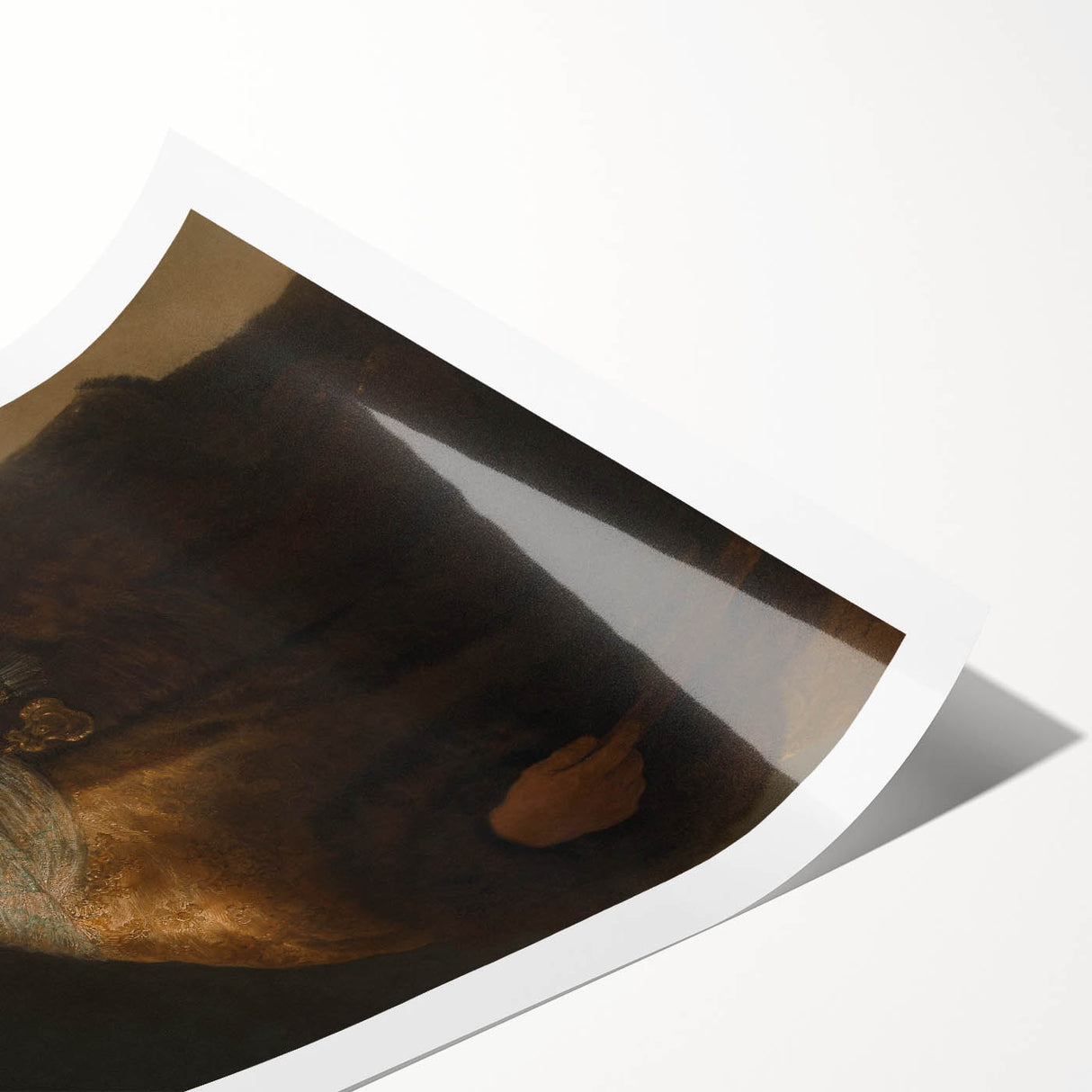 Historical Baroque Art Print of a Turbaned Gentleman - Classic Wall Art
