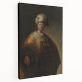 Historical Baroque Art Print of a Turbaned Gentleman - Classic Wall Art