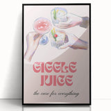 Large abstract wall art featuring mid-century modernist style with vibrant hues on a framed acrylic print.