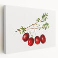 Large canvas print featuring an array of colorful fruits, ideal for kitchen wall art.